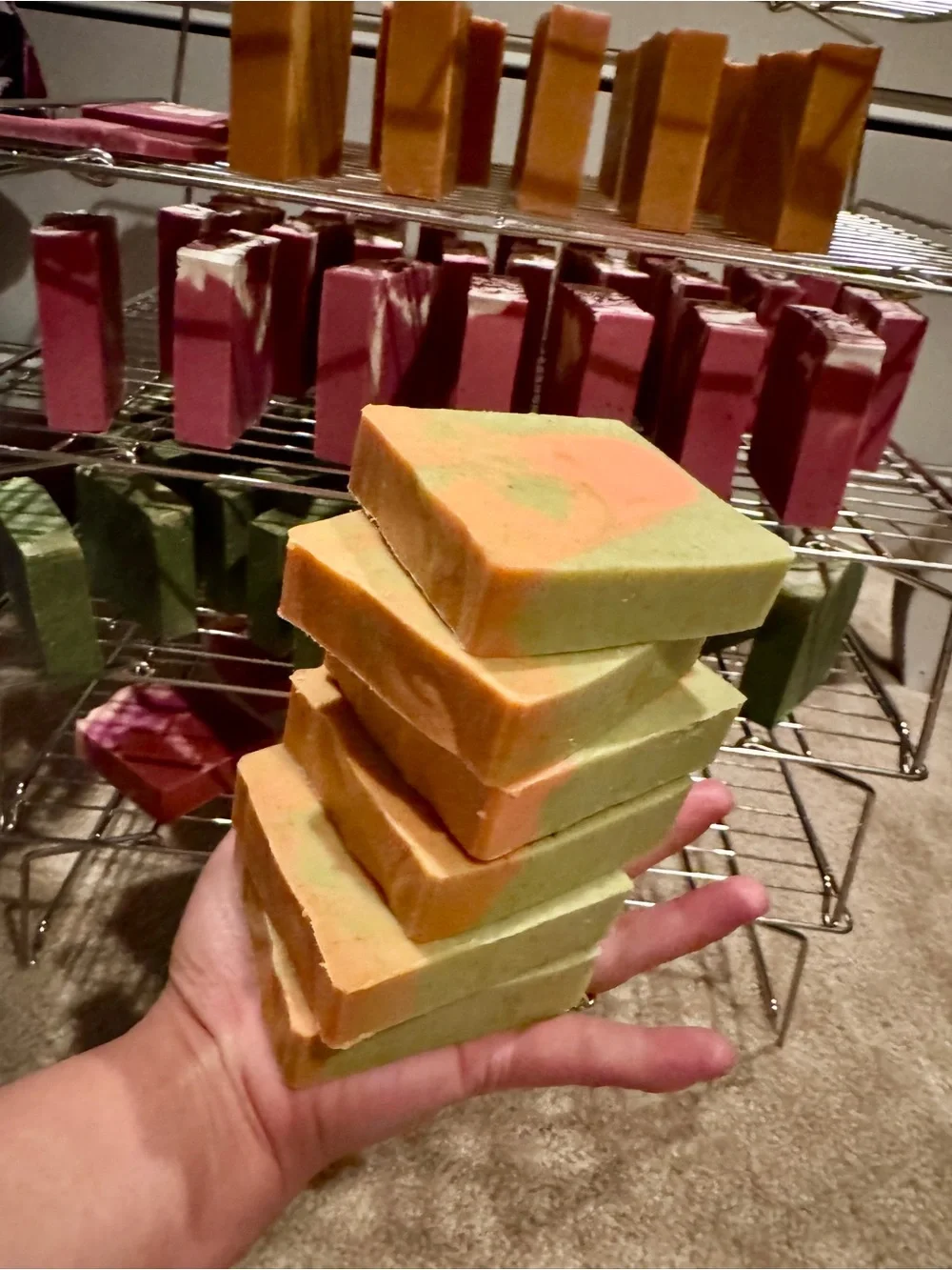 Gold Box Exfoliating Soap Bar in Light Green - Premium Bath & Body
